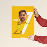 MS Dhoni – Chennai Super Kings Legacy Poster